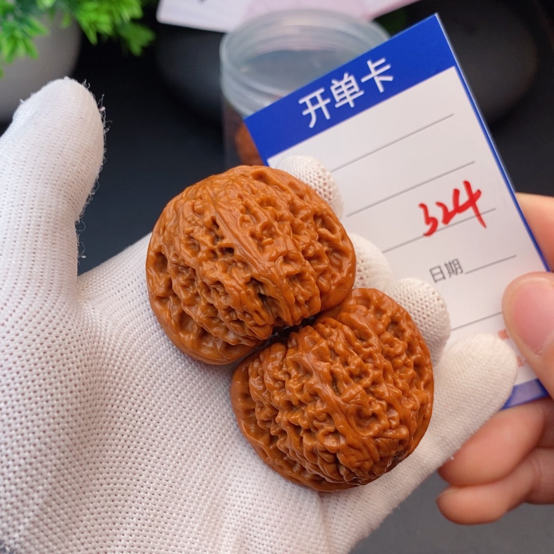 文玩核桃把件41南疆石324
