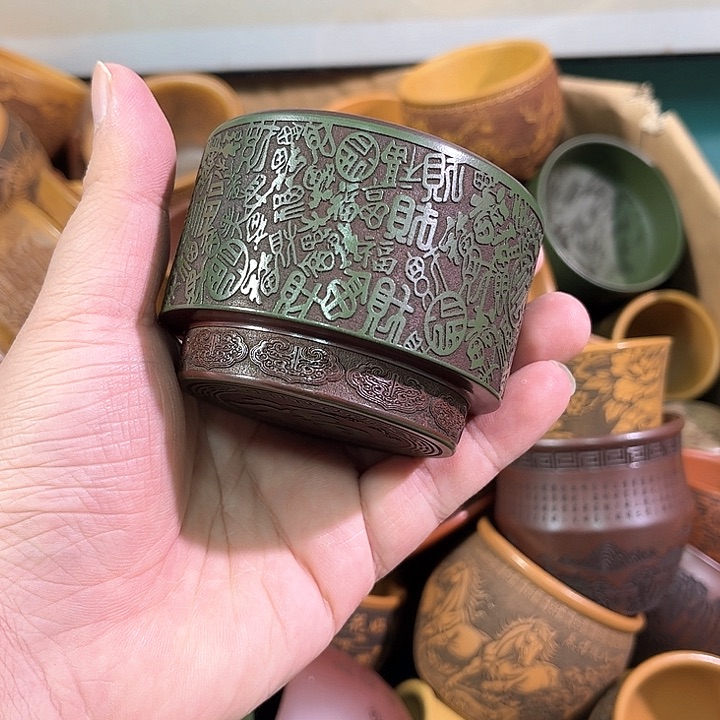 茶杯紫砂全手工紫砂主人杯