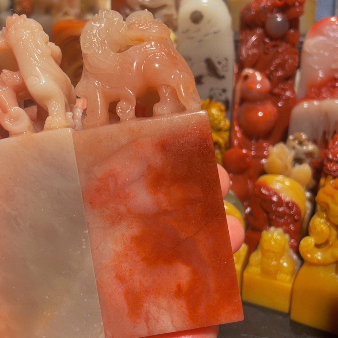 寿山石印石精美寿山