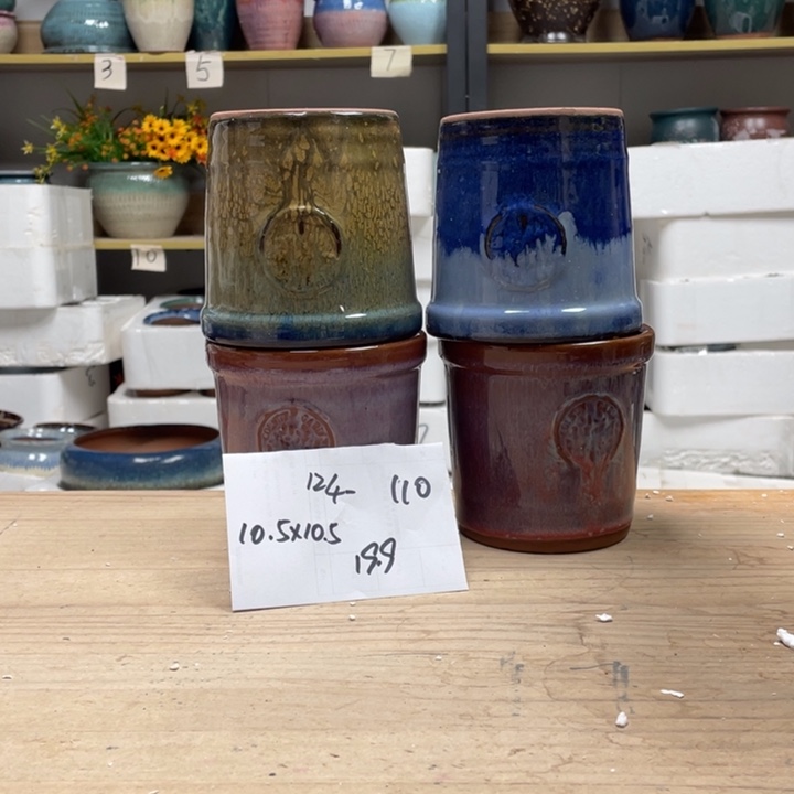 紫砂花盆多肉花盆微瑕110