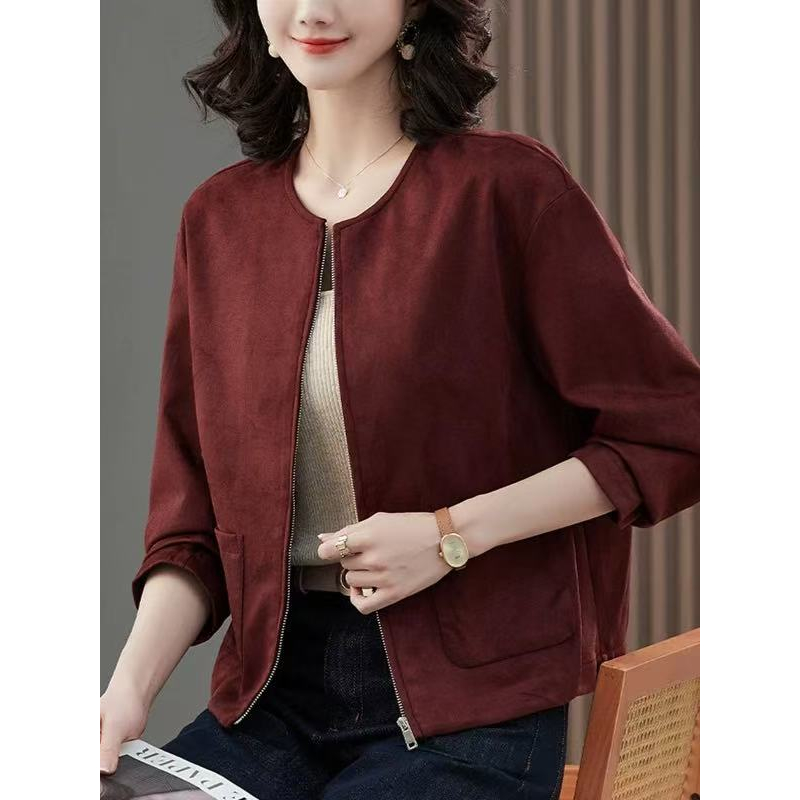 1444 2025新款春秋装卫衣外套高贵上衣