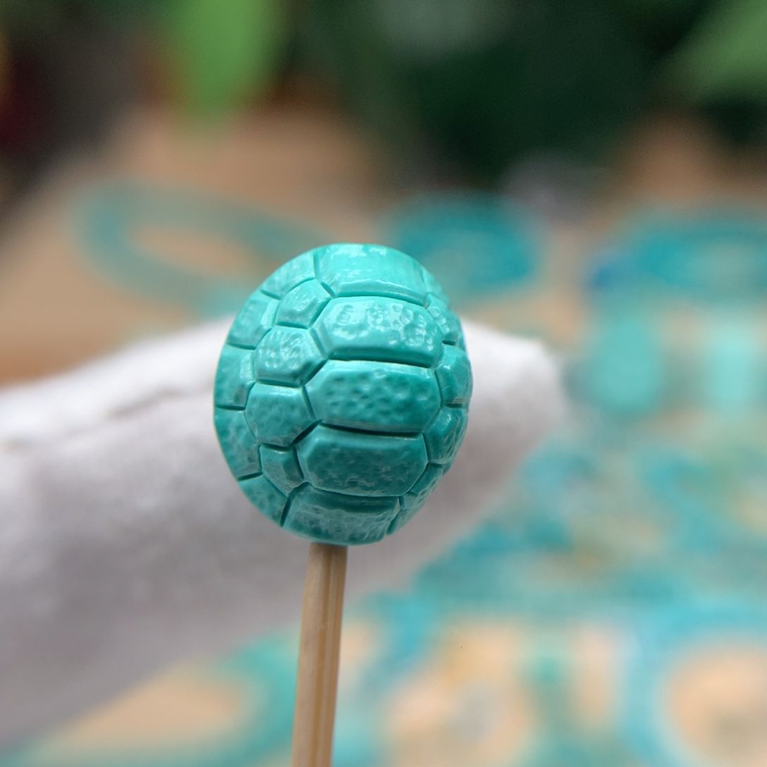 绿松石玉化富甲未镶嵌