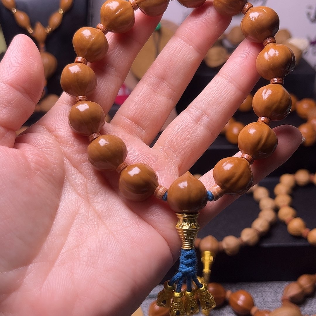 橄榄核手串梅林蜜桃臀1:1比例15.15