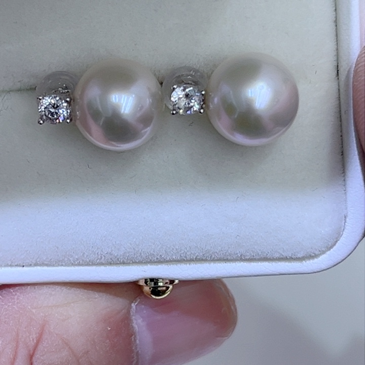 淡水珍珠颈饰银S925镶嵌