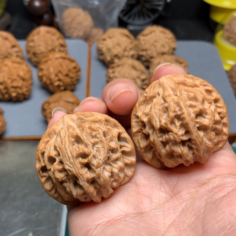 【闪购商品】核桃摆件汉***角40苹果园编号4068