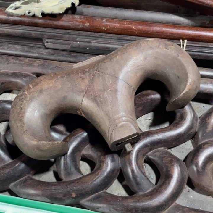 营***鱼木木件，红木件一个