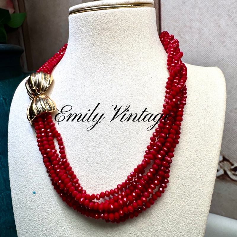 铜合金琉璃项链 【3424】Emily Vintage珍藏款