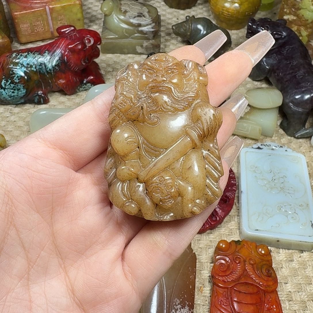 白玉菩提吊坠挂件