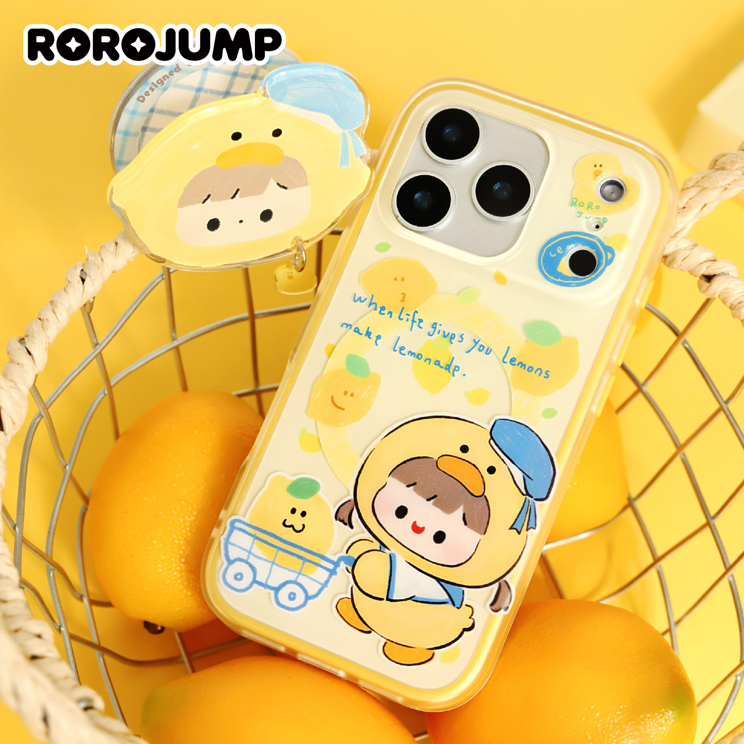 肉肉酱水果味小动物磨砂二合一可爱磨砂苹果17磁吸手机壳16/15/14