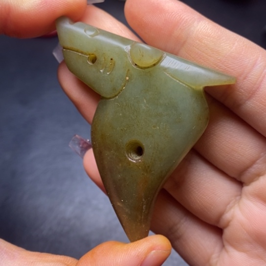 和田玉（糖玉）挂件未镶嵌