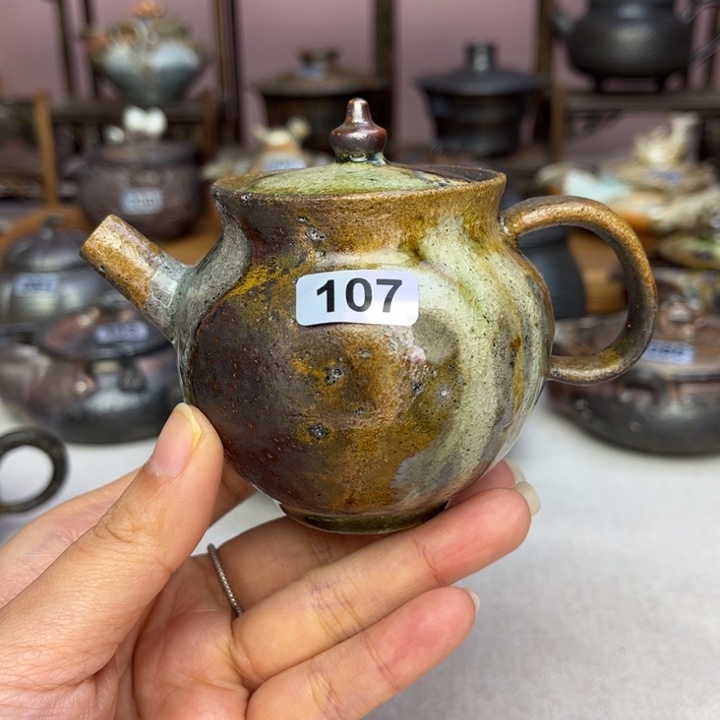 壶裸柴烧陶瓷茶具