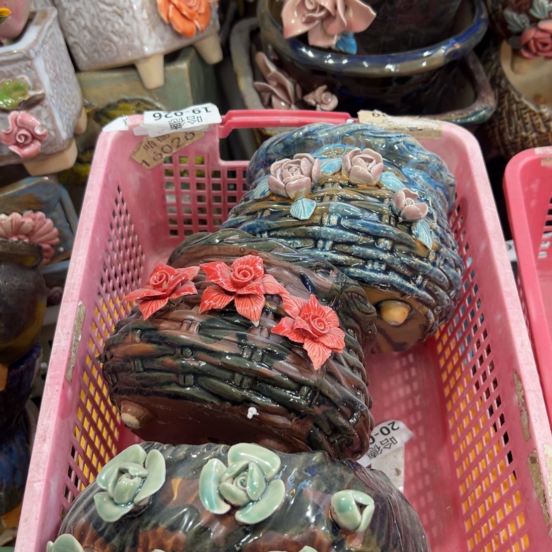 瑕疵3007 多肉花盆满20元发货，退款拉黑