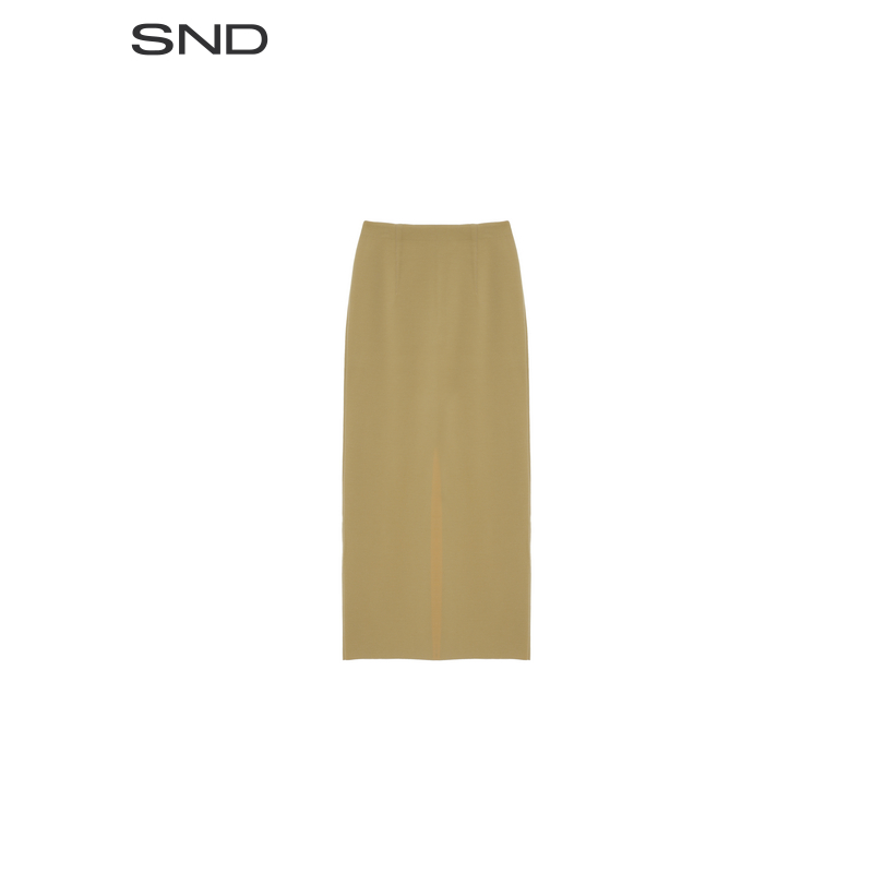  【AURALEE 设计师品牌】SND AW25 修身开叉长半裙