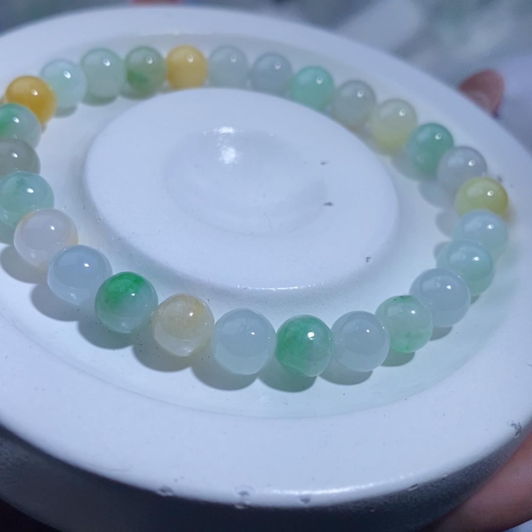 未镶嵌手串翡翠天然缅甸A货翡翠