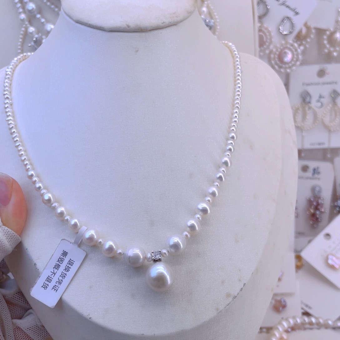 未镶嵌耳饰淡水珍珠