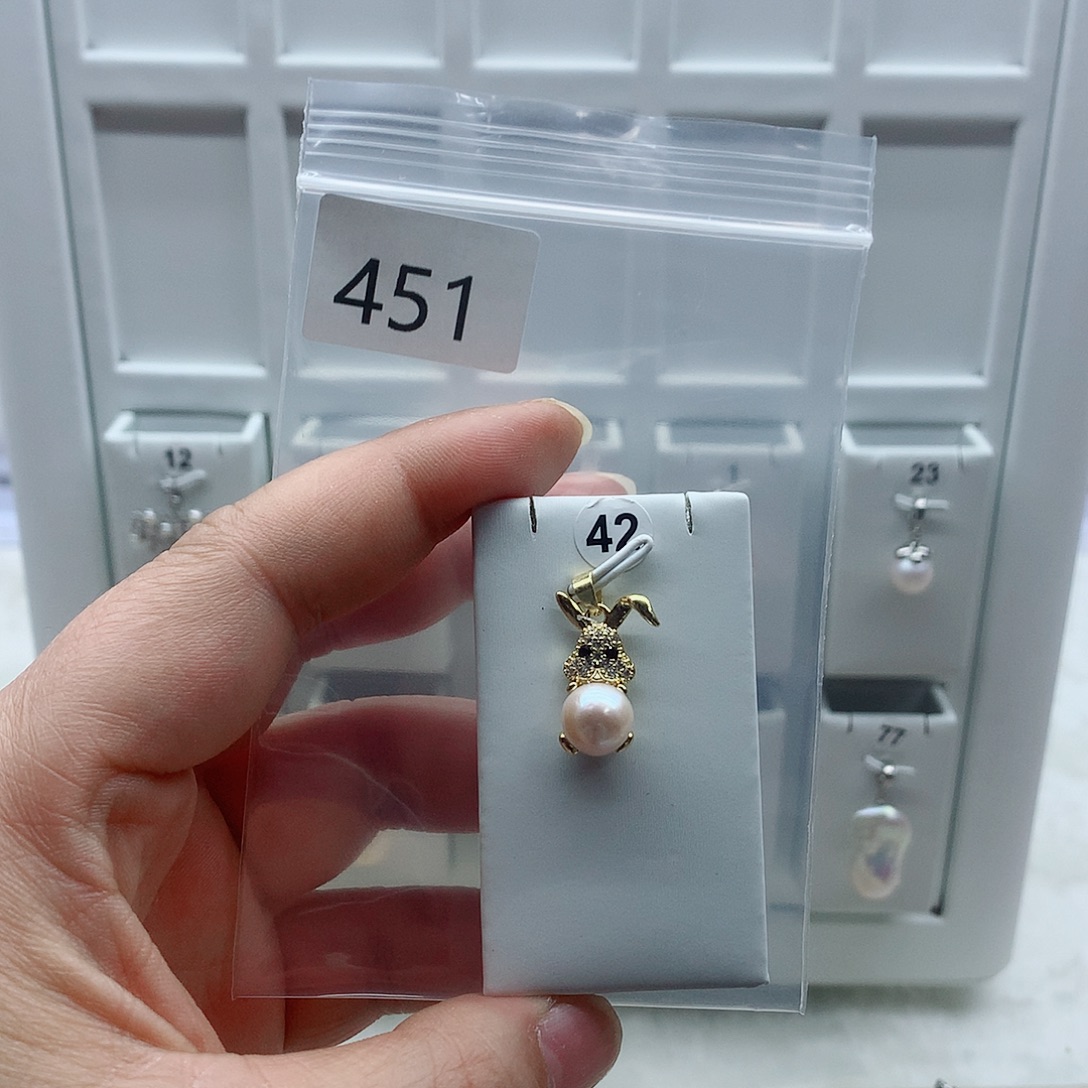 淡水珍珠吊坠(不含链)合金