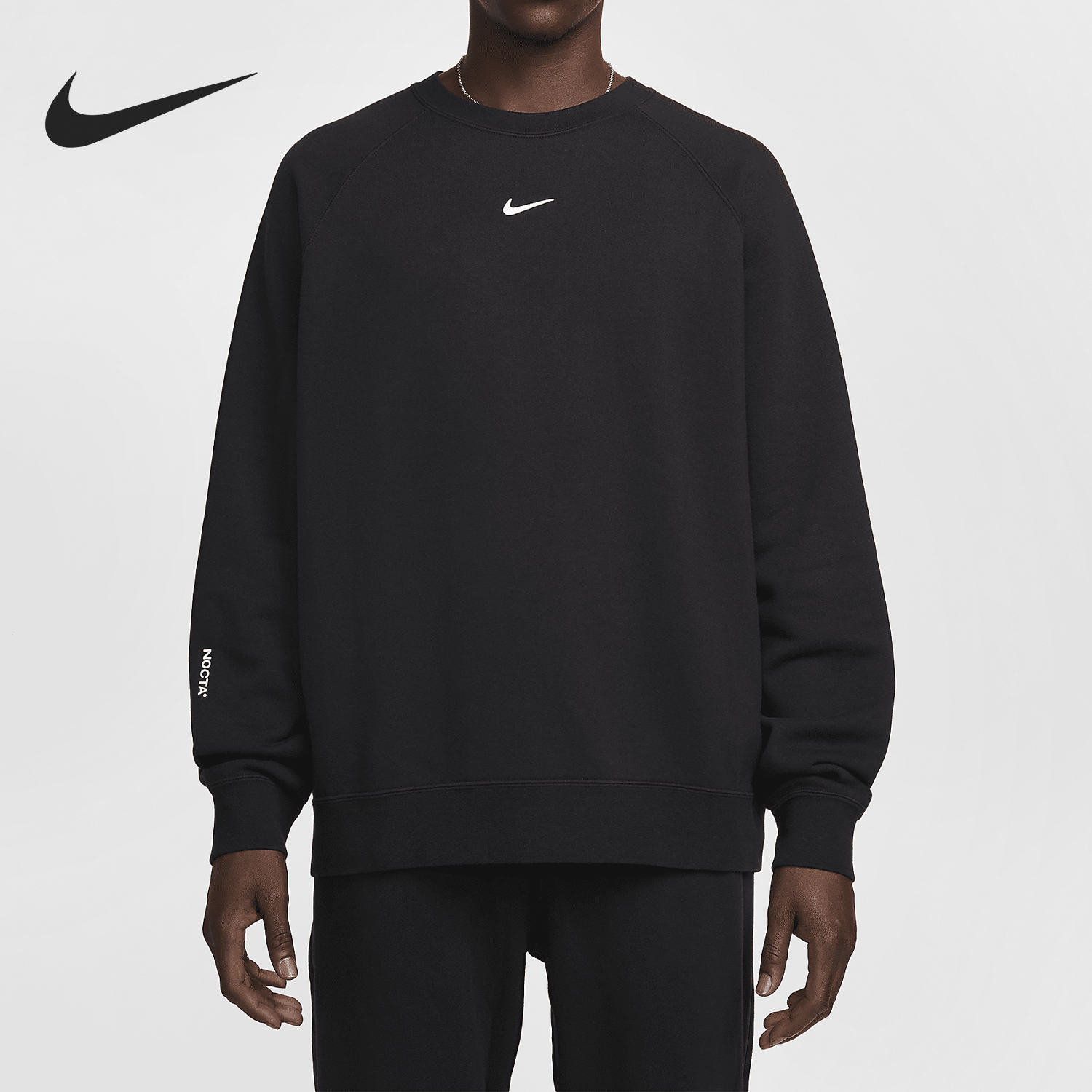 Nike/耐克正品NOCTA男士时尚针织套头休闲宽松运动卫衣FN8160-010