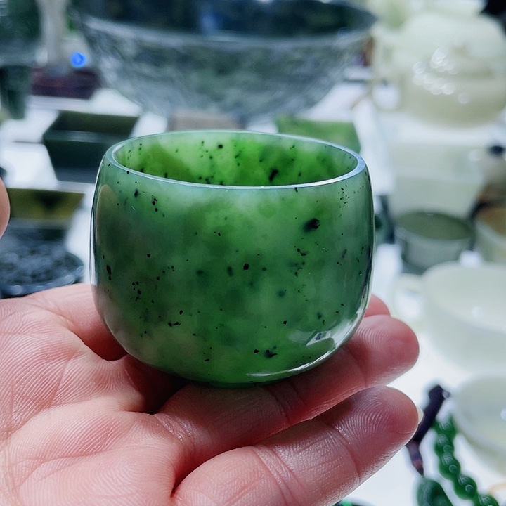 和田玉（碧玉）挂件未镶嵌怡****5