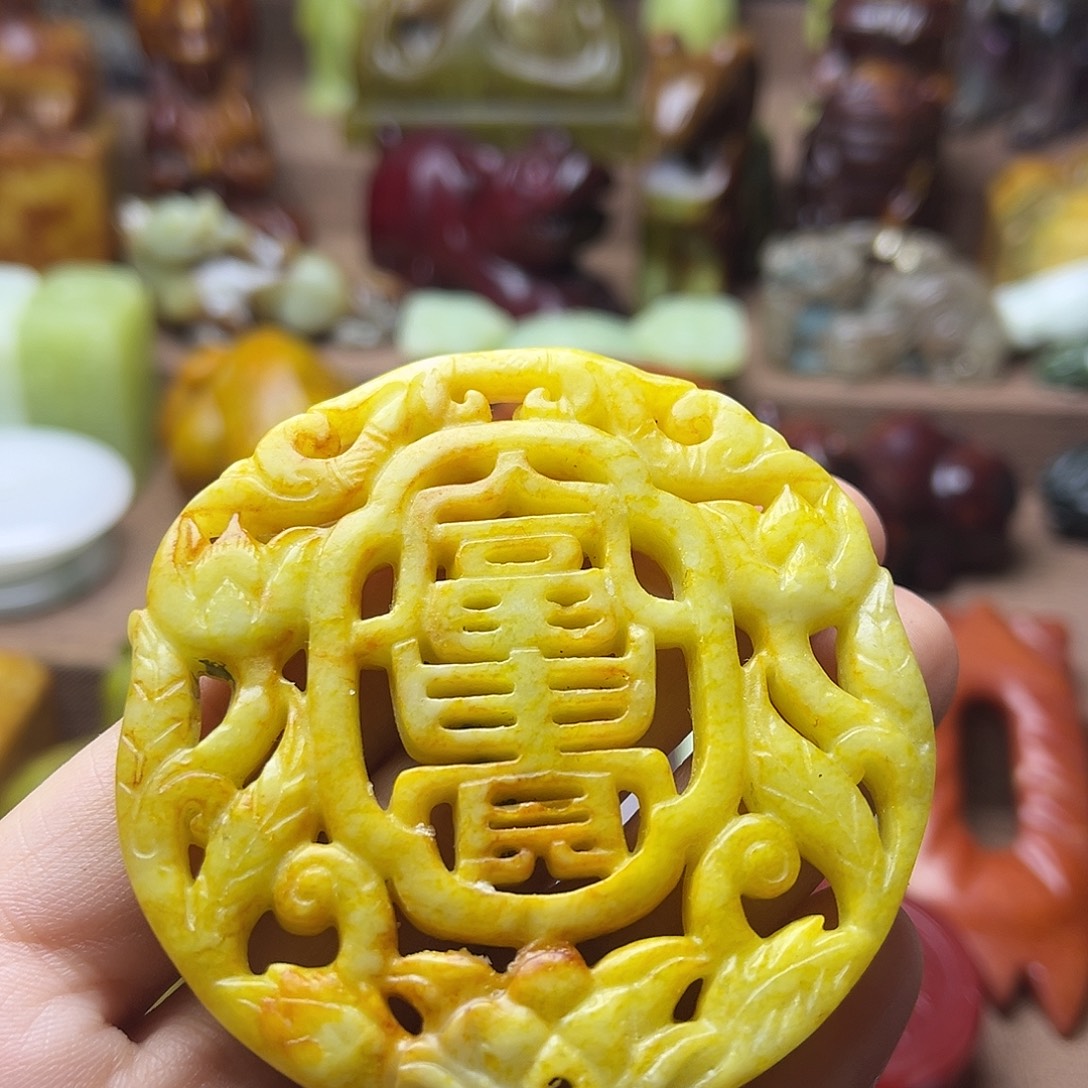 白玉菩提吊坠16..