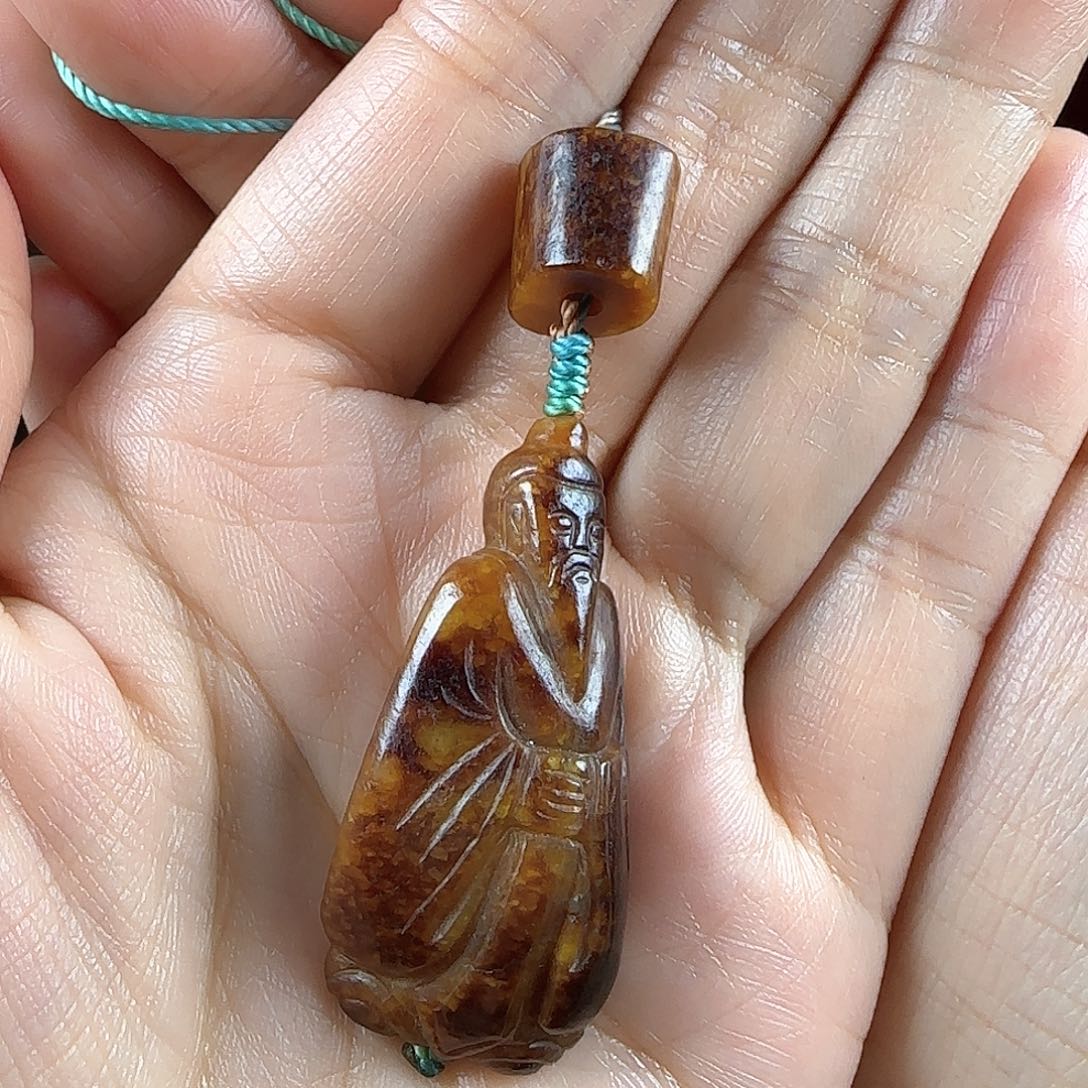 和田玉（糖玉）挂件未镶嵌