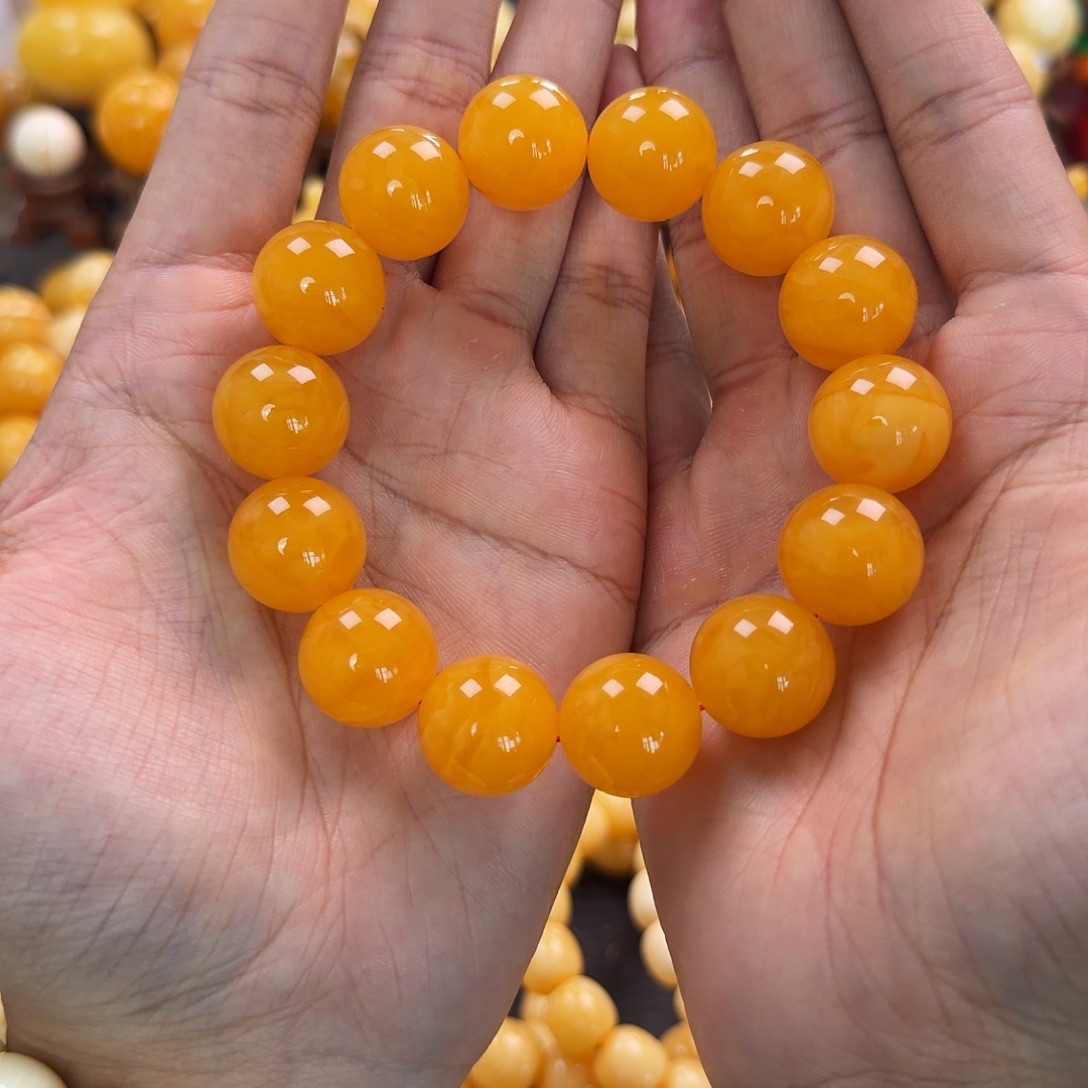 琥珀未镶嵌珠宝奇石17mm同料