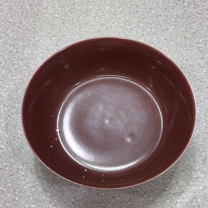 摆件陶瓷纯手工小红碗