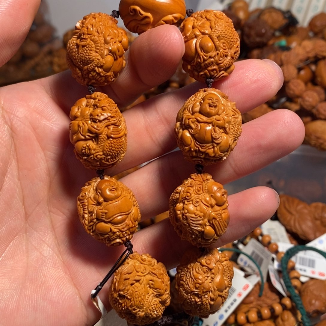 橄榄核手串/手链新年快樂