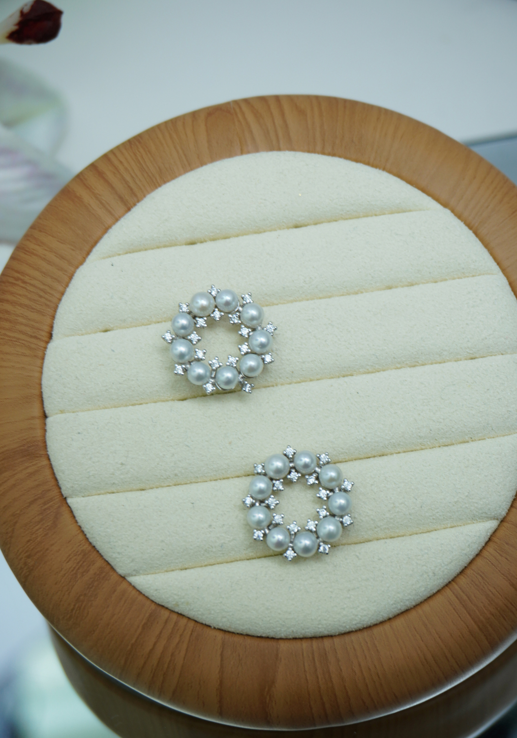 925银耳饰 s925银配件+3.5-4mm多珠时尚百搭款耳饰