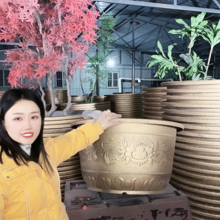 圆形83花盆2个有孔