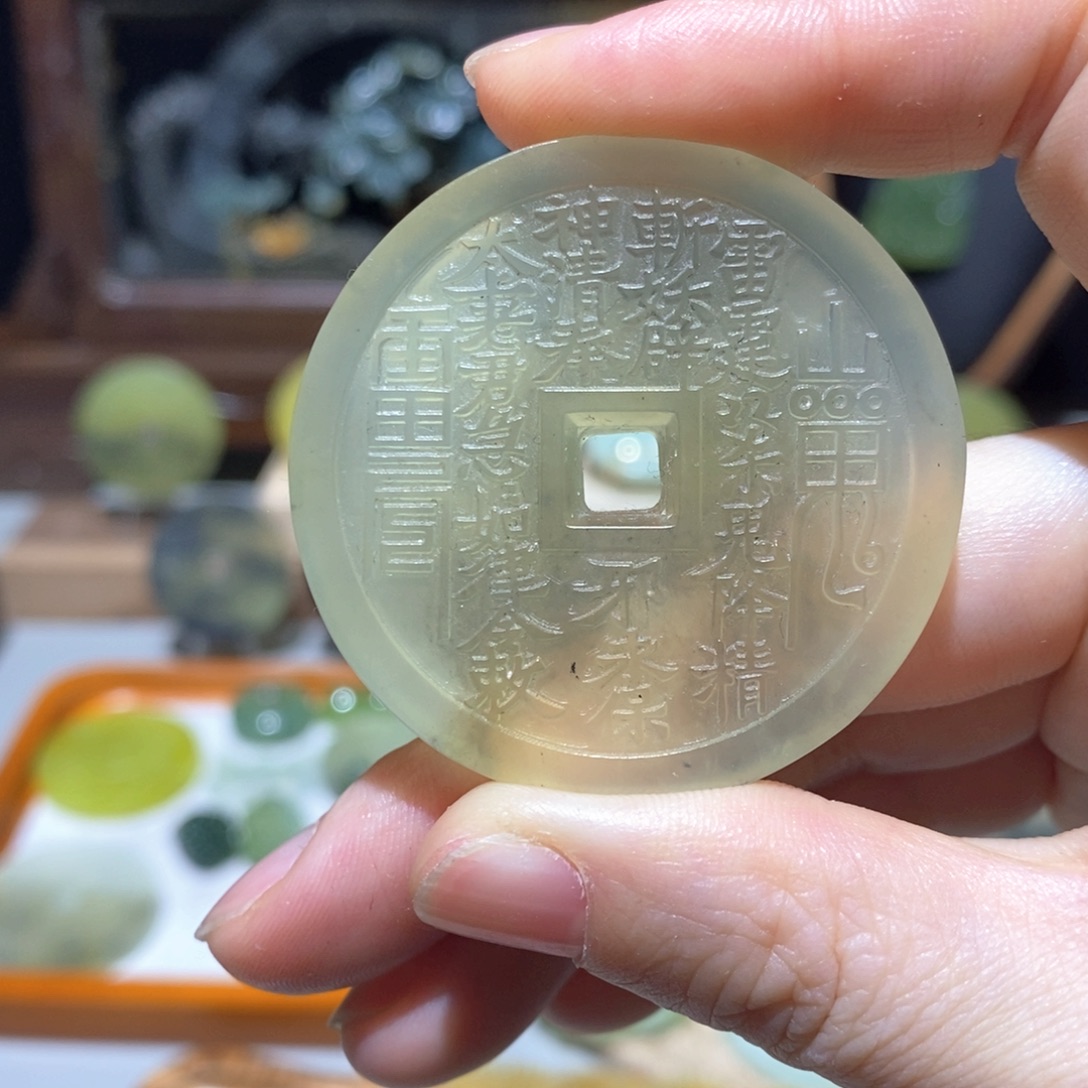 岫玉未镶嵌颈饰颈饰5