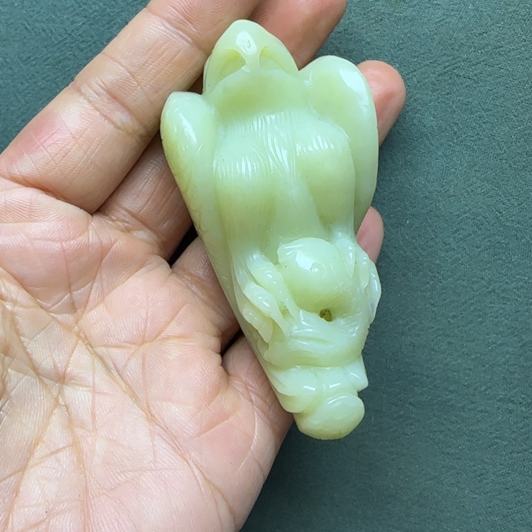 和田玉把件未镶嵌黎*强