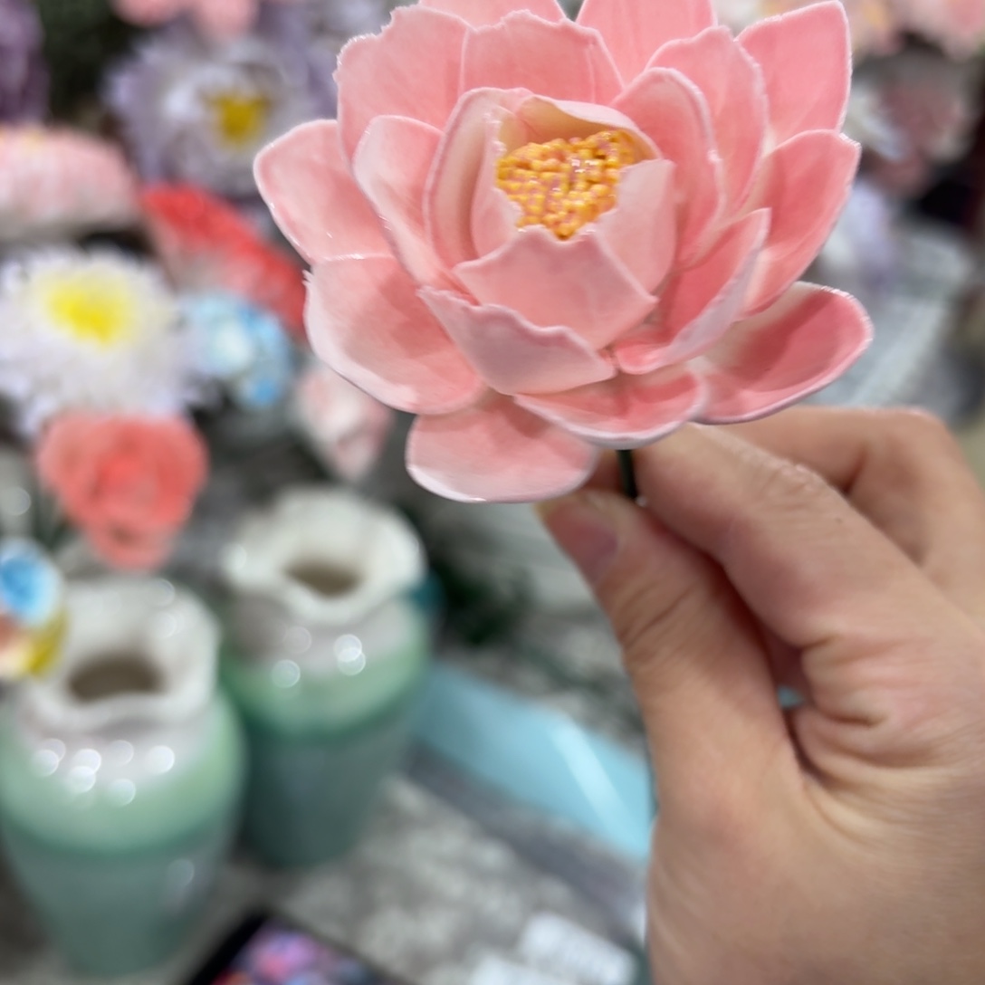 陶瓷花拍满20元发货，退款的拉黑