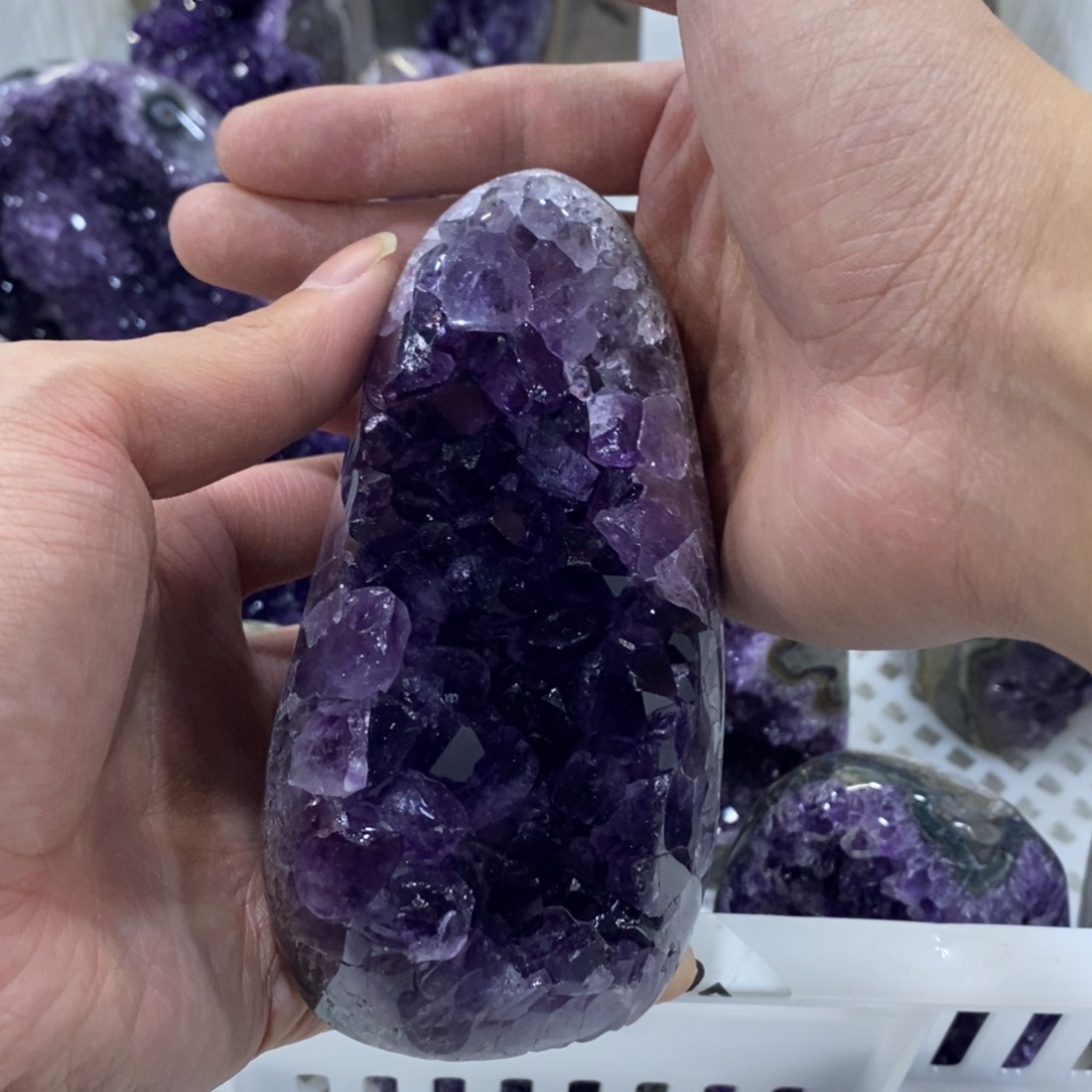 紫晶摆件摆件未镶嵌