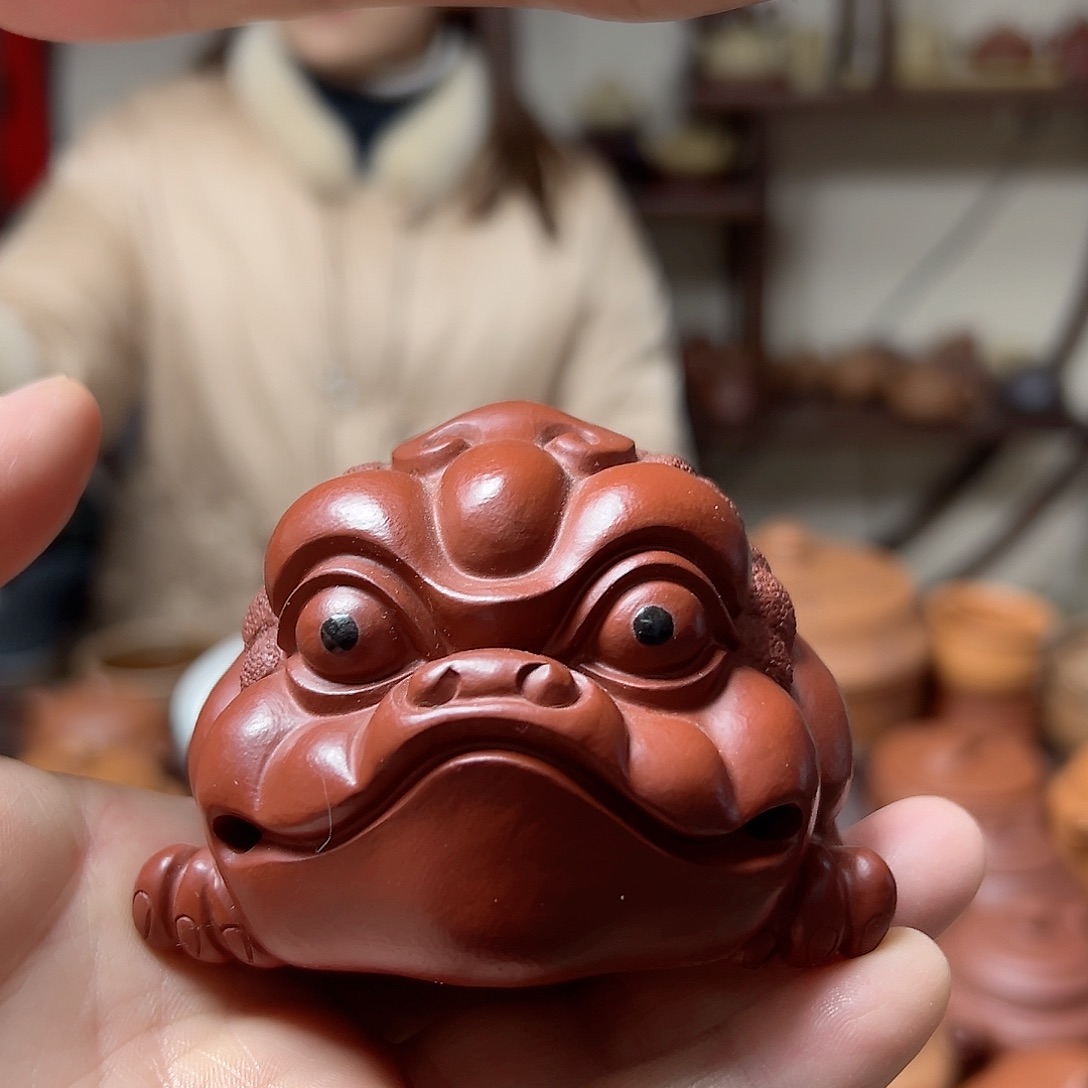 朱泥茶宠小茶虫小茶虫