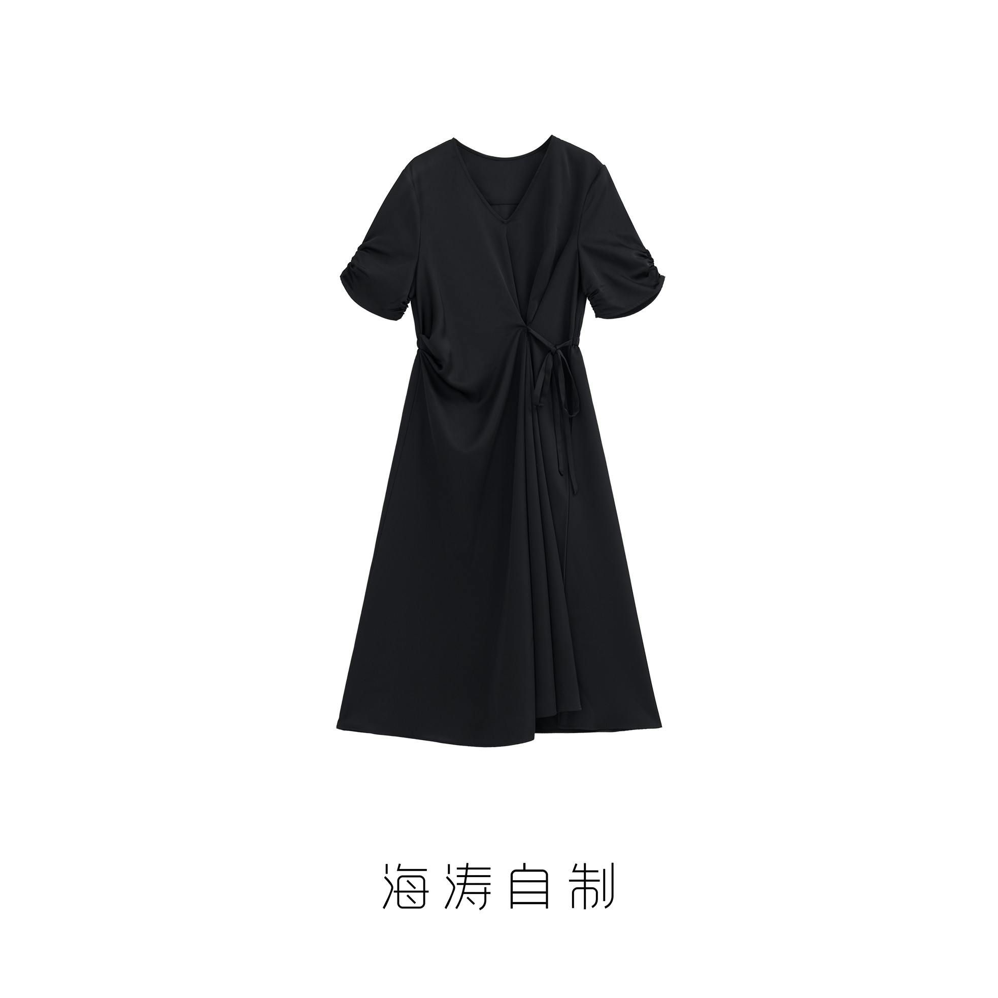 MOVNSENR 双面锻感V领礼服连衣裙 HMRD7110
