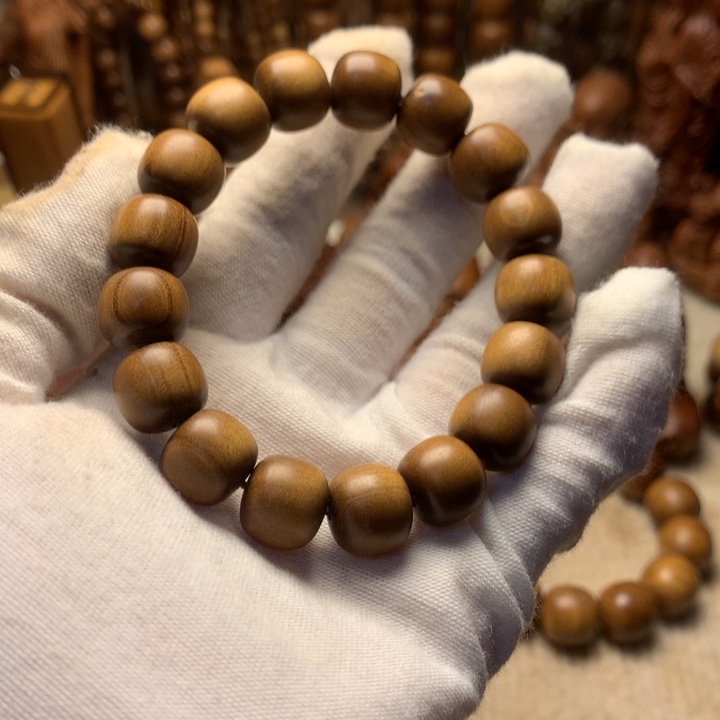 檀香木其他老山檀香手把件1213