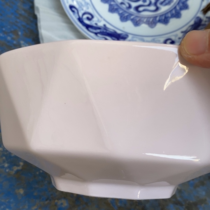 摆件陶红稀土钻石7寸面碗