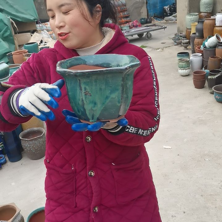 红陶口21高15瑕疵