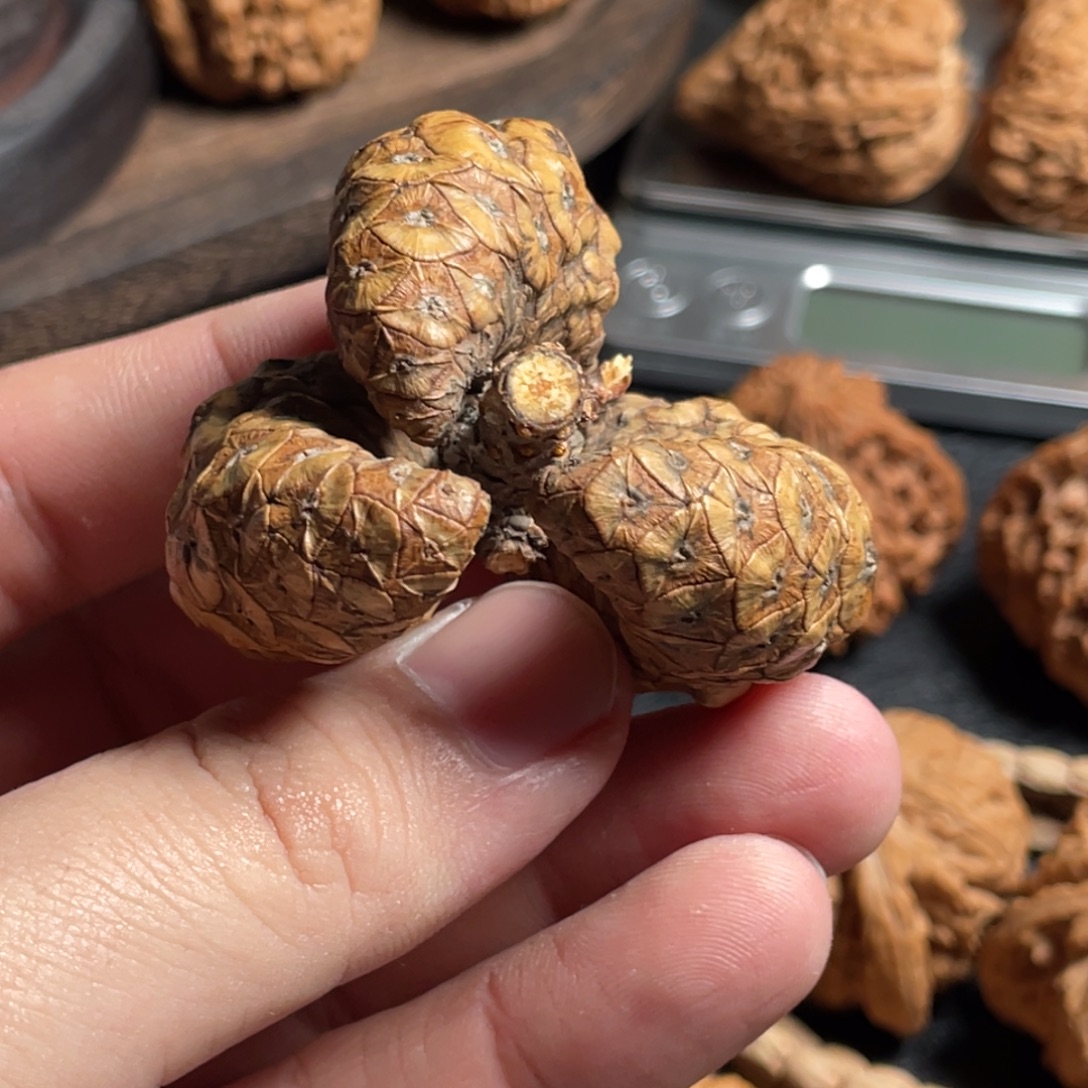 文玩核桃吊坠龙鳞凤爪