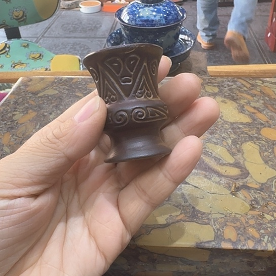 陶烧杯一个，瓷。。。