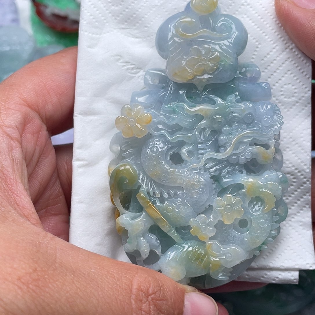 颈饰未镶嵌翡翠翡玉缘翡翠