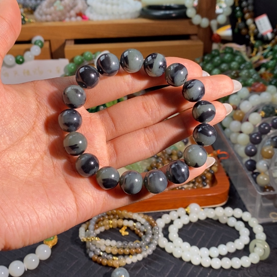 和田玉未镶嵌手链