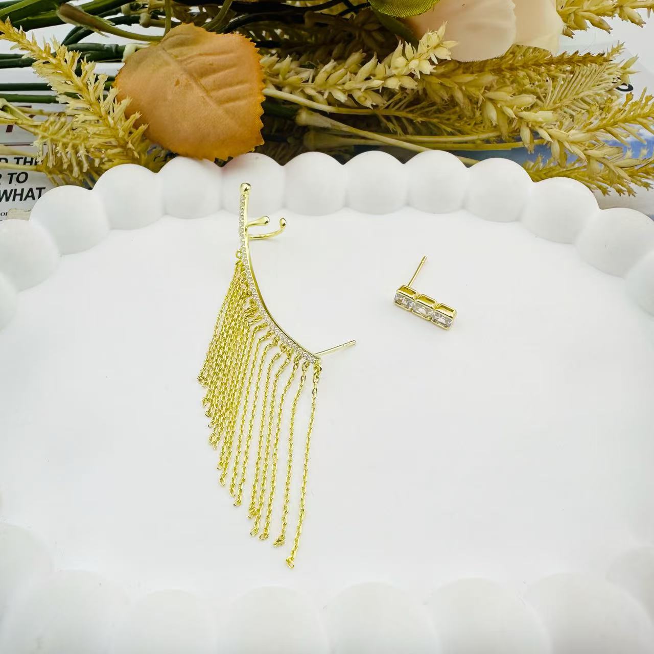 铜合金耳饰 小众p0196耳钉