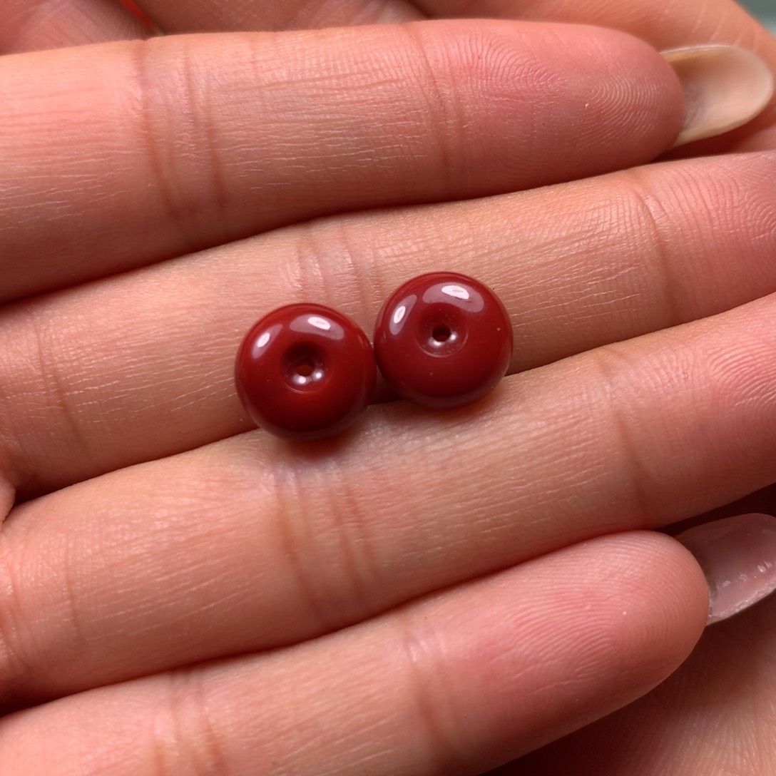 未镶嵌扣子南红玛瑙