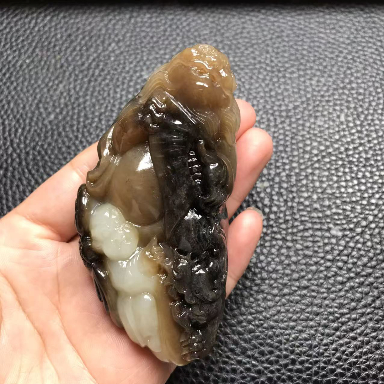 和田玉钟馗，实物霸气