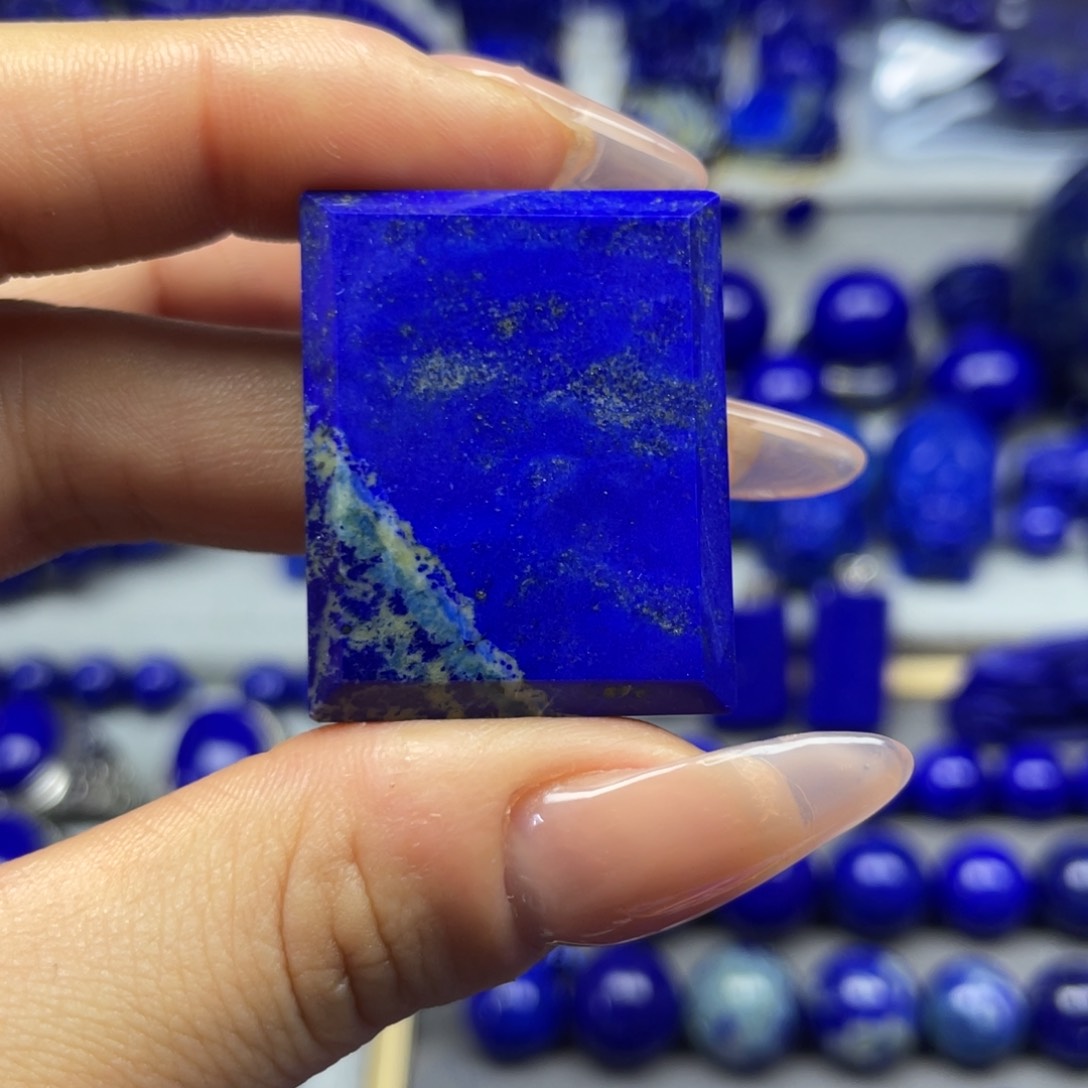 青金石意境无事牌未镶嵌