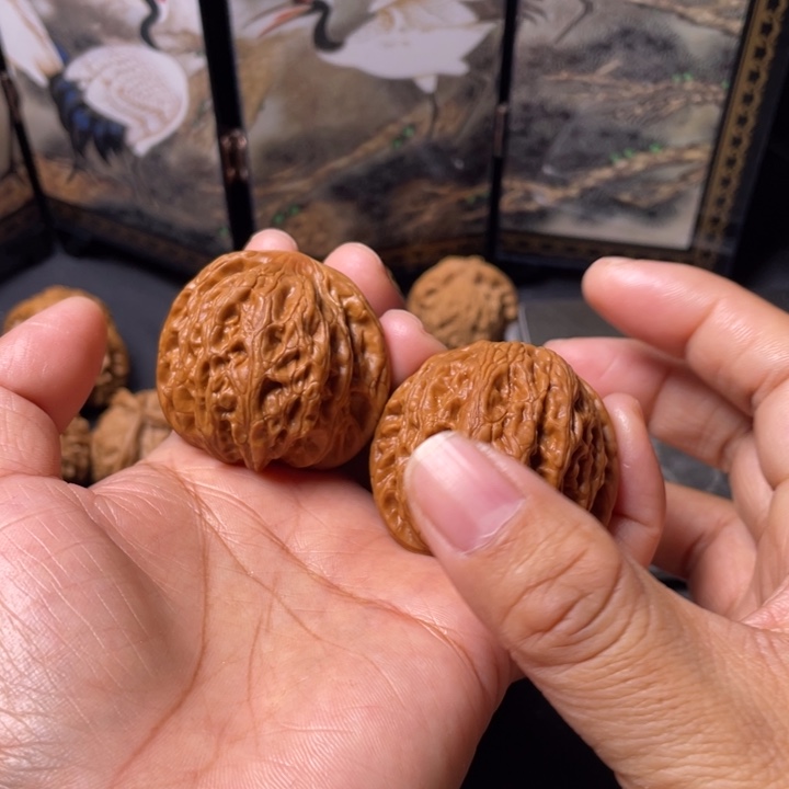 往***味文玩核桃把件41铁锤