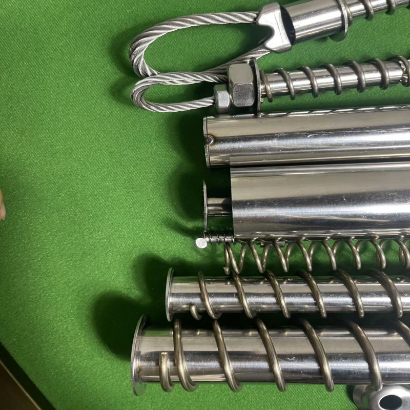 304不锈钢钢丝弹簧护套护农工具户外保护钢丝绳4/5毫米液压油管