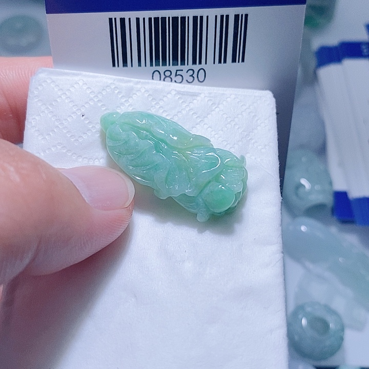 翡翠未镶嵌颈饰天光墟翡翠市场现金代购