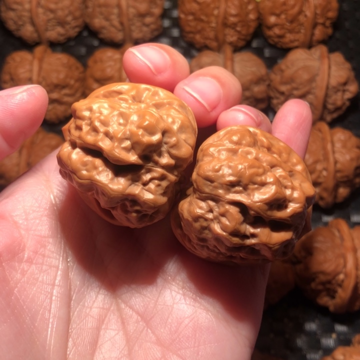 把件文玩核桃四开暴力肌肉37